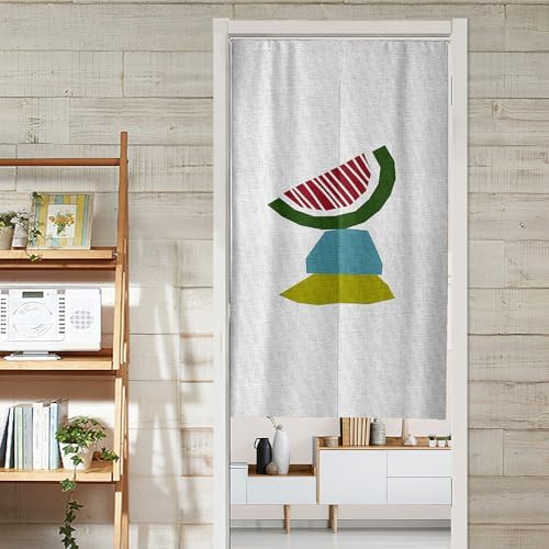 Chickwin Japanese Door Curtain Linen Panels