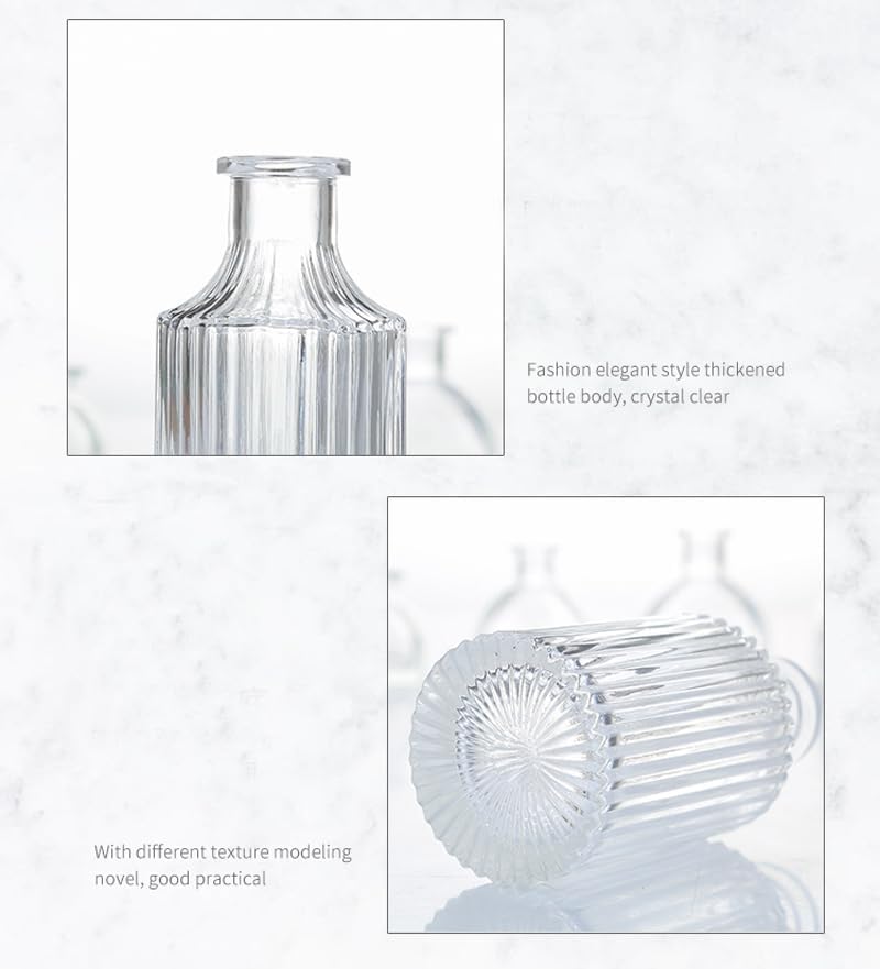 Erioctry 100ml Clear Glass Diffuser Bottle