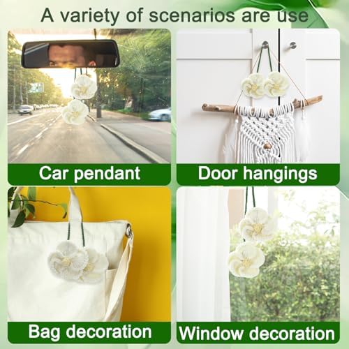 Cute Hibiscus Car Hanger Ornament for Women