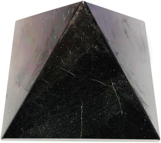 Natural Black Onyx Pyramid Stone 2 Inches 1 Pcs