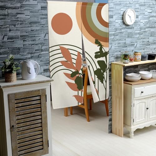 Leowefowa Japanese Noren Door Curtain 1