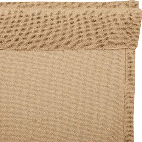 VHC Brands Prairie Panel Pair Tan Rod Ties Window Curtains