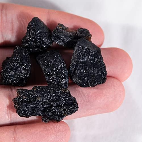 Black Tektite Crystal Meteorite Stones 05-1 Inch Collection