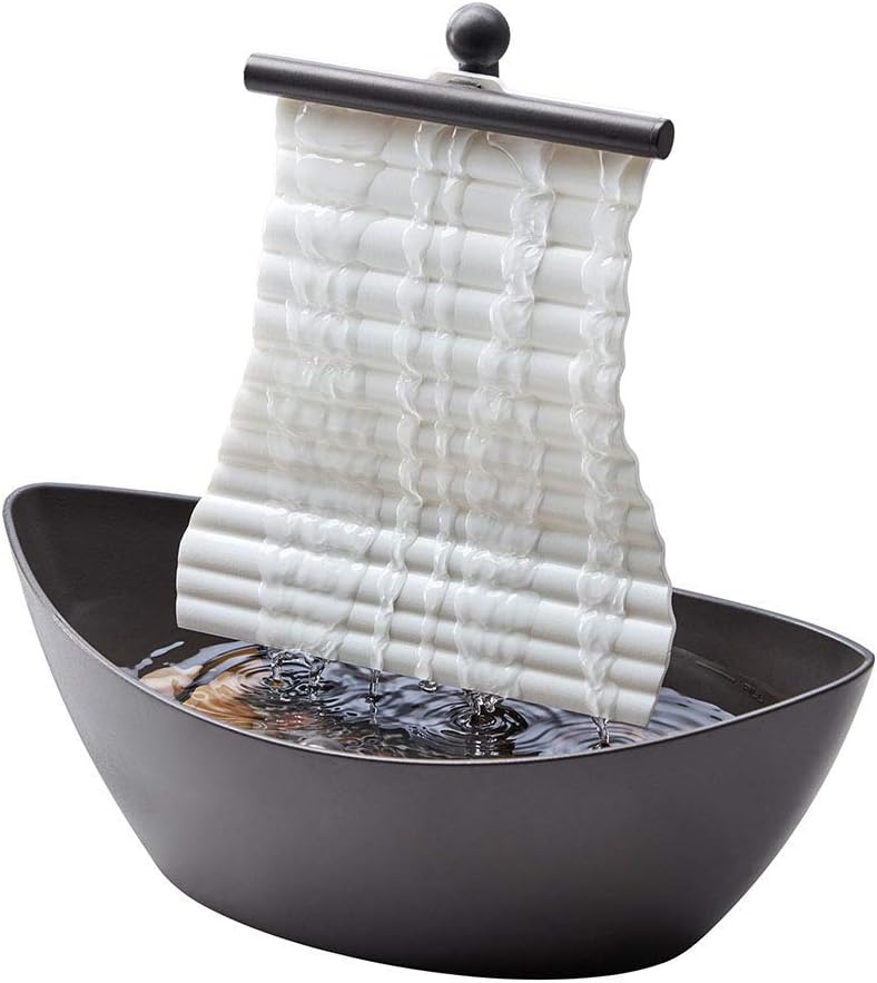 HoMedics White Waters Relaxation Tabletop Fountain