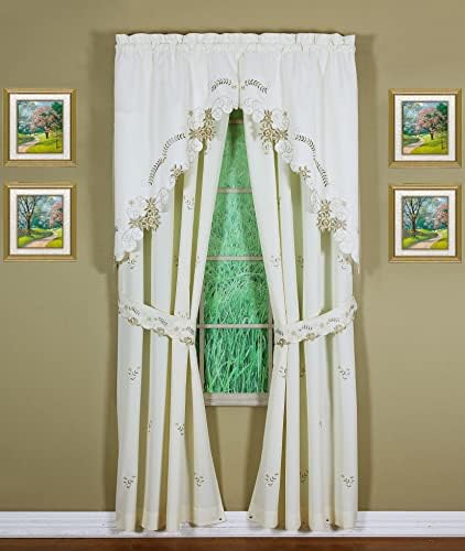Todays Curtain Verona Reverse Embroidery Swag 38 Inch