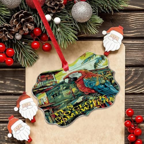 3 Acrylic Christmas Ornaments 2024 Funny Hanging Baubles Decoratives