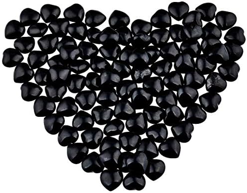 Rockcloud Black Obsidian Worry Stones Pack of 10
