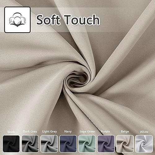 AOSKY Door Curtains for Privacy Light Blocking