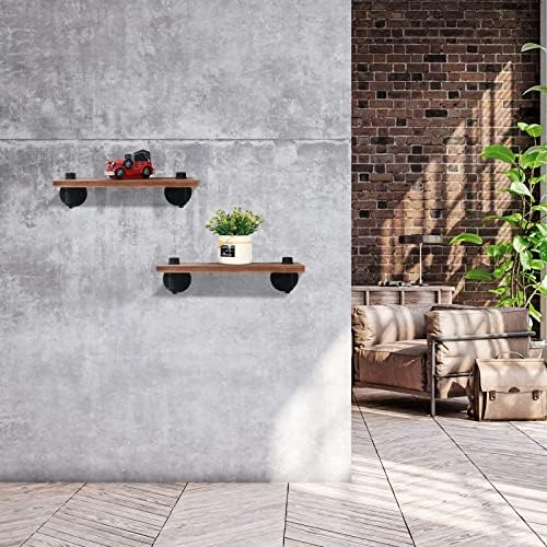 HouseAid Industrial Pipe Floating Shelves 2 Pack