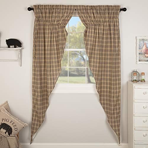 VHC Brands Farmhouse Prairie Panel Curtains
