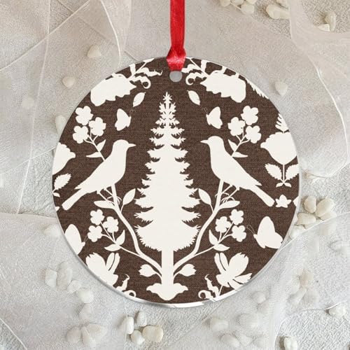 3 Acrylic Christmas Ornaments 2024 Aquamarine Hanging Decor Baubles