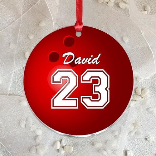 3 Inch Clear Acrylic Christmas Ornaments 2023 Decor