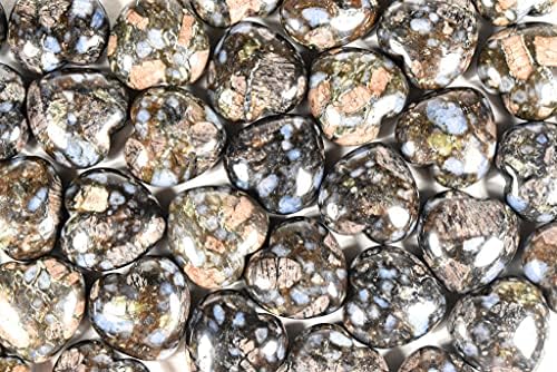 HQRP Crystal Heart Stone Collection
