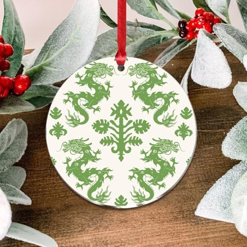 3 Inch Acrylic Christmas Ornaments 2024 1