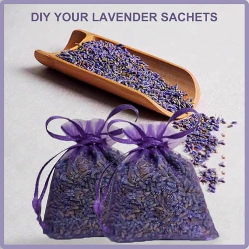 Dried Lavender Sachets for Home Pack of 20