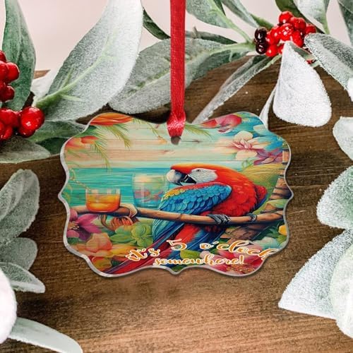 3 Inch Acrylic Christmas Ornaments 2024
