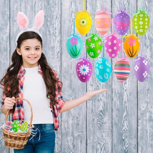 Sengocis Plastic Easter Decorations Eggs