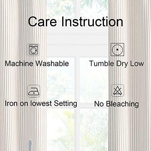 July Joy 3-Piece Cotton Tier Curtains with Valance