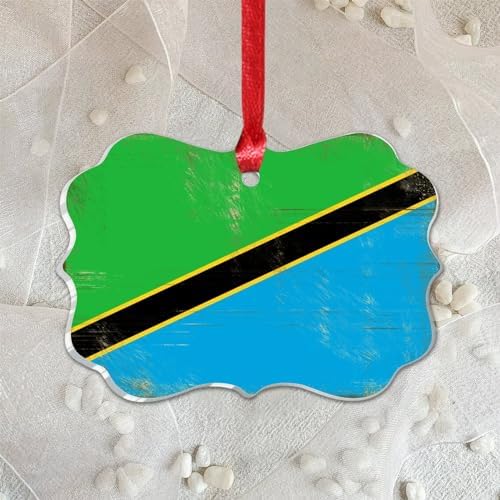 3 Inch Clear Acrylic Christmas Ornaments 2023 Tanzania Decor