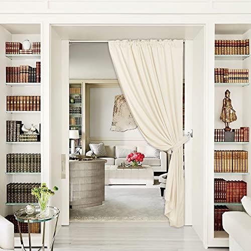 StangH Doorway Curtains Ivory White Panel