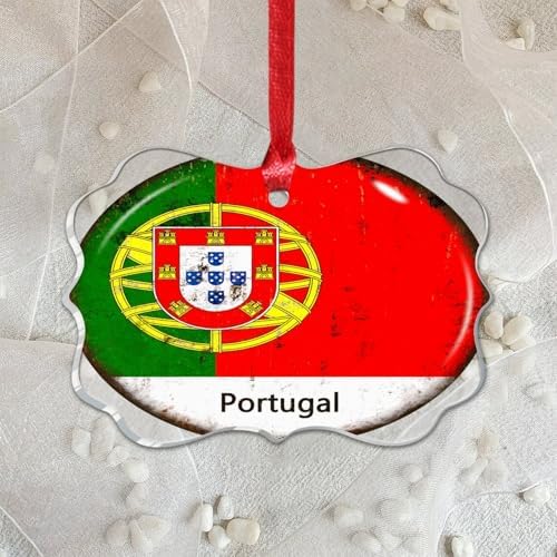 3 Inch Acrylic Christmas Ornaments 2024 Portugal Decorative Baubles