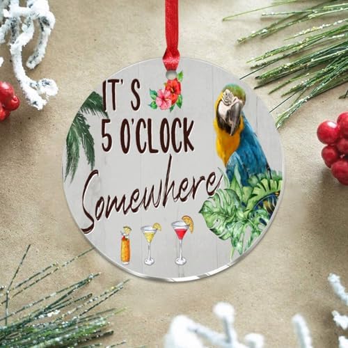 3 Inch Acrylic Christmas Ornaments 2024 Hanging Decor Baubles