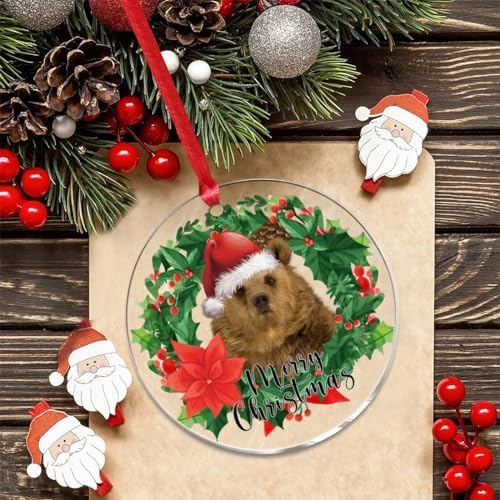 2023 Animal Woodland Acrylic Christmas Ornaments Bauble Decorations
