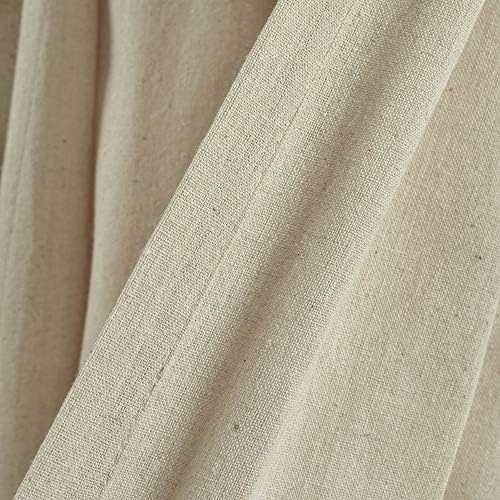 Lush Decor Boho Pom Tassel Curtain Panel 84x52in Dark Linen