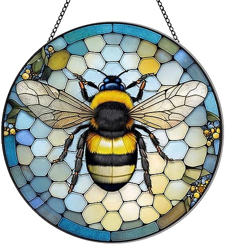 MATIHAY Bee Acrylic Window Hanging Decorations