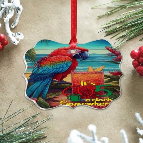3 Inch Acrylic Christmas Ornaments 2024 Decorative Hanging Baubles 1