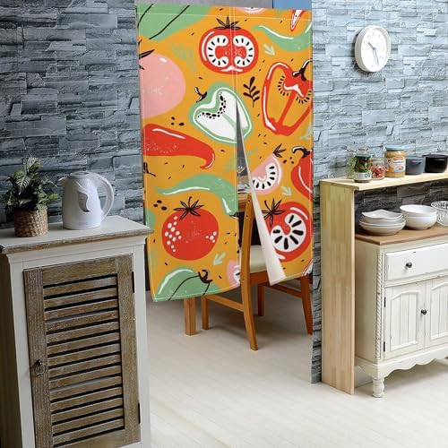 Leowefowa Japanese Noren Door Curtain Panel 335x709