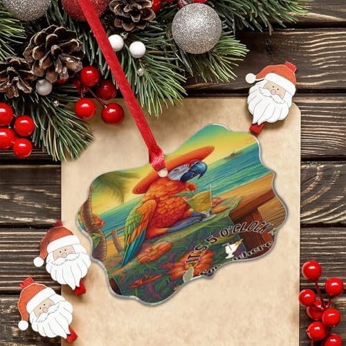 3 Inch Acrylic Christmas Ornaments 2024 Unique Decorative Baubles 1