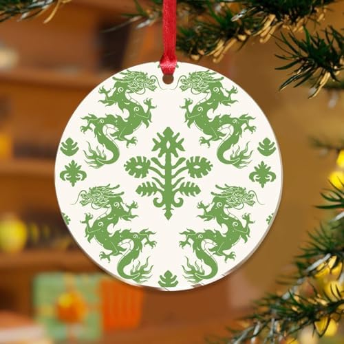 3 Inch Acrylic Christmas Ornaments 2024 1