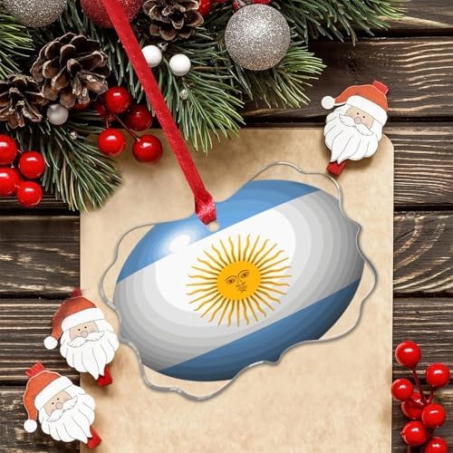 3 Inch Acrylic Christmas Ornaments 2024 Argentina Decorative Baubles