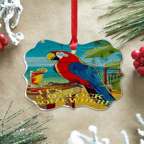3 Inch Acrylic Christmas Ornaments 2024 Unique Decorative Baubles
