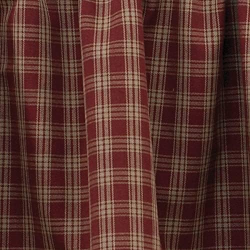 Park Designs Sturbridge Country Wine Panel Curtains 72x63