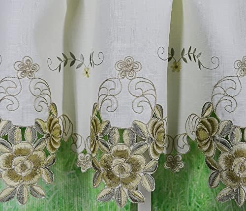 Todays Curtain Verona Reverse Embroidery Swag 38 Inch