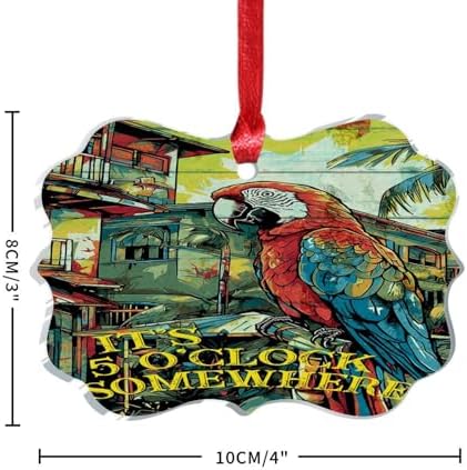 3 Acrylic Christmas Ornaments 2024 Funny Hanging Baubles Decoratives
