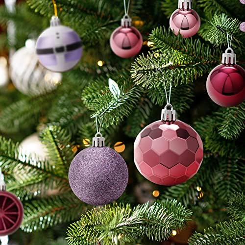 SY Super Bang 90PCS Shatterproof Christmas Hanging Ornaments Set