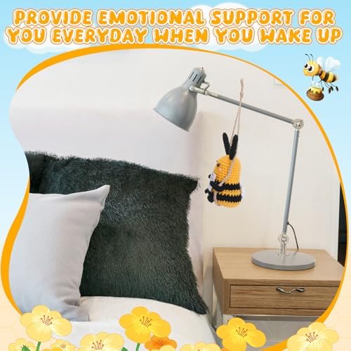Vercraft Car Mirror Bee Pendant Woven Decor