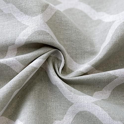 Huamengoo Geometric Door Curtain Panel 1 Piece Green Rhombus