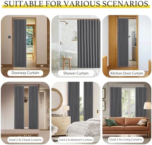 NICETOWN 80 Inch Blackout Curtain Panel
