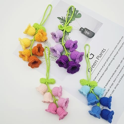 Owemtao Lily of The Valley Car Mirror Hanging Ornament