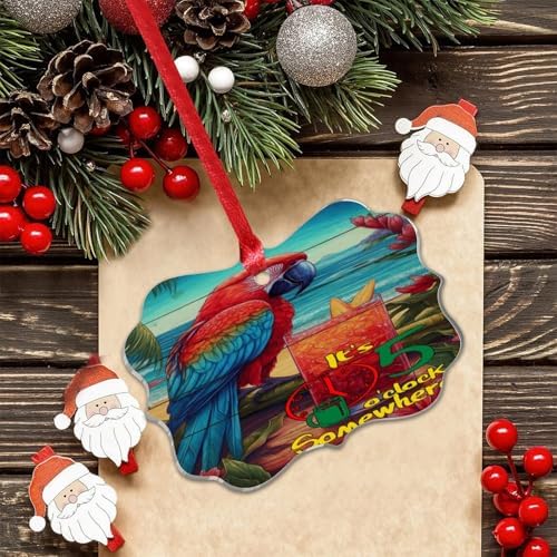 3 Inch Acrylic Christmas Ornaments 2024 Decorative Hanging Baubles 1