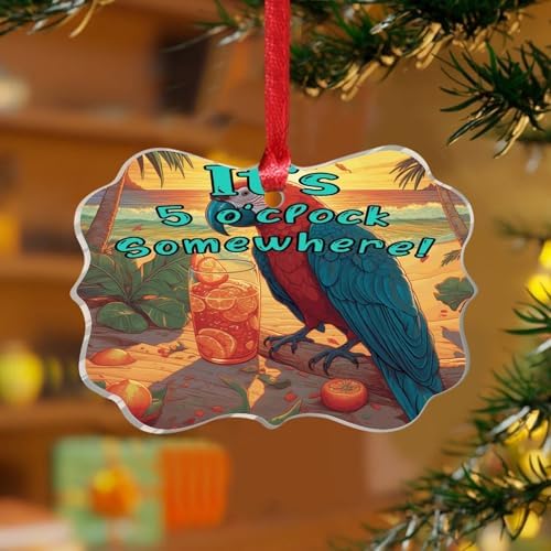 3 In Acrylic Christmas Ornaments 2024 Funny Decor