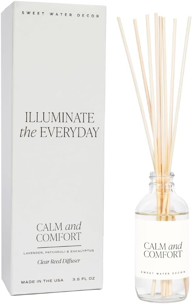 Sweet Water Decor Calm Comfort Reed Diffuser Set
