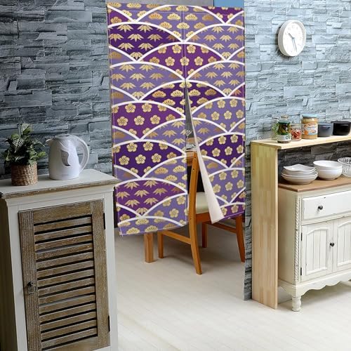 Elegant Japanese Noren Curtain 283 x 472 Inches
