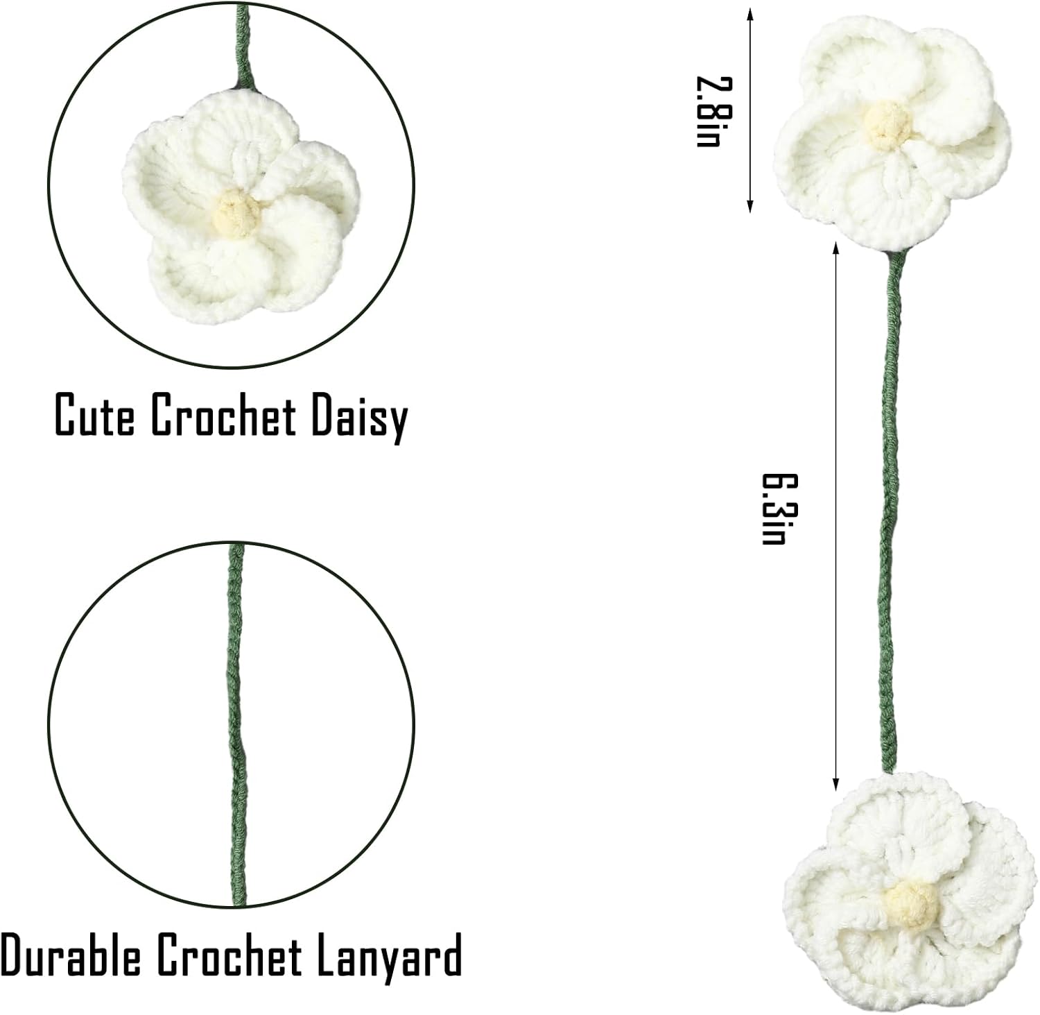 Cute Hibiscus Car Hanger Ornament for Women