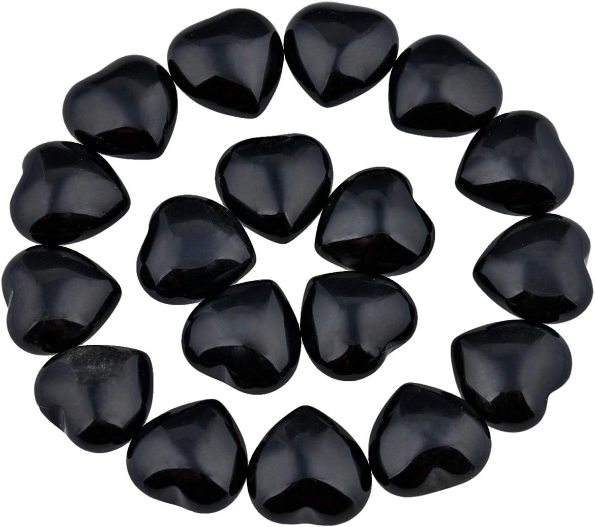 Rockcloud Black Obsidian Worry Stones Pack of 10