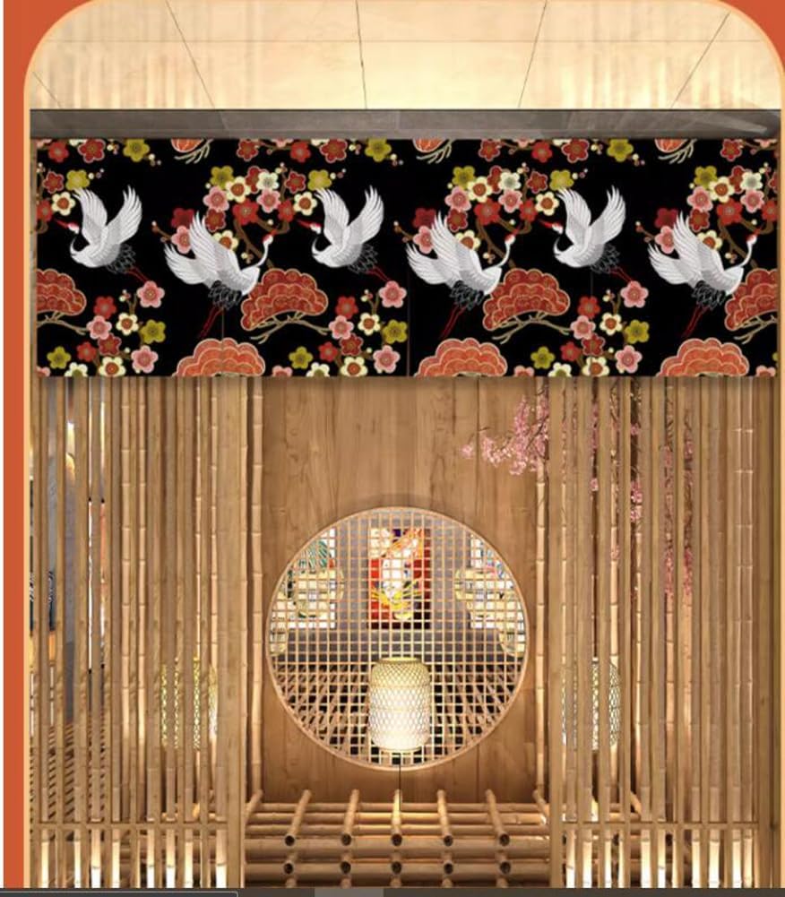 Japanese Sushi Bar Noren Curtain Panel Doorway